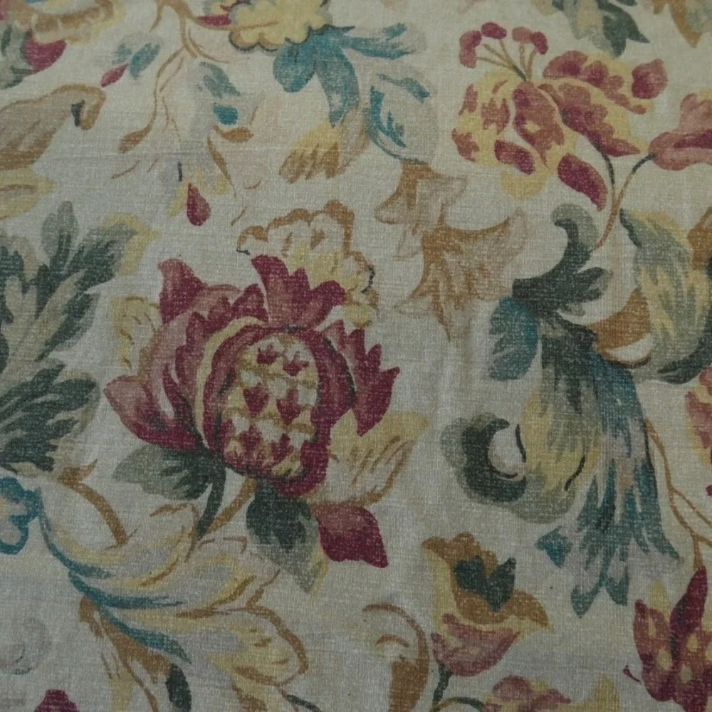 Vintage Ralph Lauren Highgate Woods King Flat Sheet Floral Chintz Cotton USA